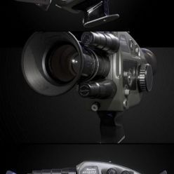 3D model Beaulieu 4008 ZM II Super 8 camera PBR
