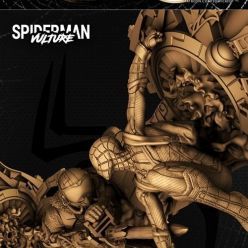 3D model Wicked - Vulture vs Spiderman Diorama – 3D Print