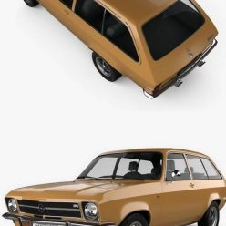 3D model Opel Ascona A Voyage 1970 Hum 3D car