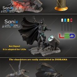 3D model Batman vs Iron Man – 3D Print