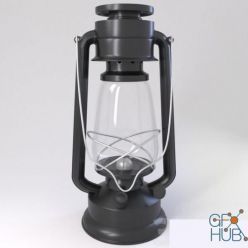 3D model Kerosene lamp