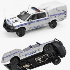 3D model Police Paddy Wagon Dodge RAM 1500