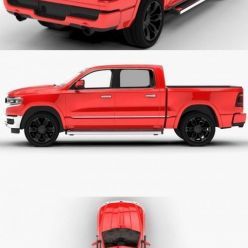 3D model Dodge Ram 2019 Limited car