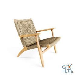 3D model Carl Hansen armchair CH25 (max, obj)