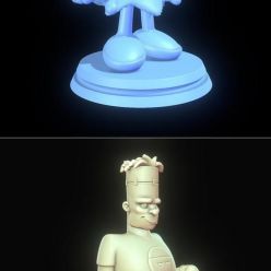 3D model Smurfette - Smurfs and Frank - Monster Mash – 3D Print