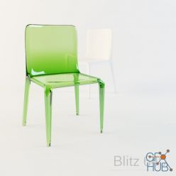 3D model Blitz 640 Pedrali chair
