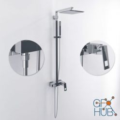 3D model Euphoria Cube XXL System 230 by Grohe