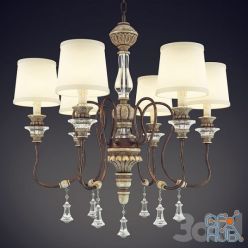 3D model GRAMERCY HOME - ASTRID CHANDELIER CH108-6-AKD