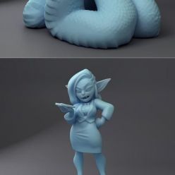 3D model Twin Goddess Miniatures March 2022 – 3D Print