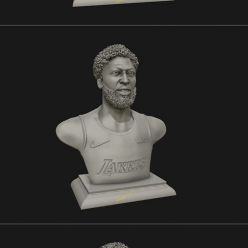 3D model Anthony Davis Bust – 3D Print