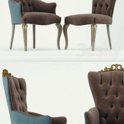 3D model Chair and armchair Carpanese