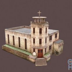 3D model Christian Church PBR