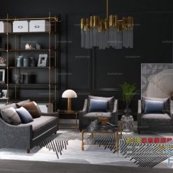 3D model Modern Interior 06