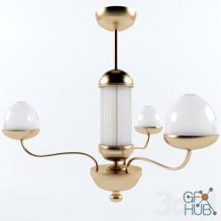 3D model Chandelier Brass