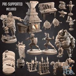 3D model Blacksmith Set – 3D Print