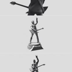 3D model James Hetfield Metallica – 3D Print