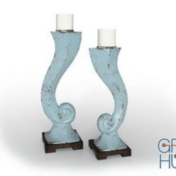3D model Freya candle holders