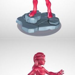 3D model Infinidudette Pose A – 3D Print