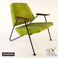 3D model Modern armchair Polygon by Prostoria