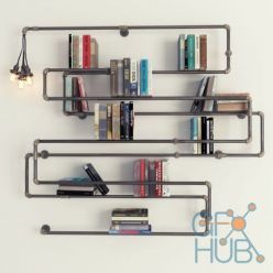 3D model Shelf of water pipes