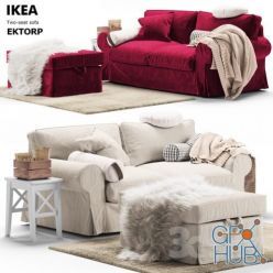 3D model Sofa EKTORP Ikea / Sofa EKTORP Ikea