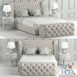 3D model Bed Heritage Collection Four Seasons