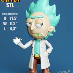 3D model Rick Chibi – 3D Print