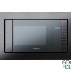 3D model Built-in Microwave Oven Grill FG87 by Samsung
