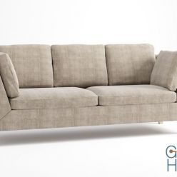 3D model Stockholm sofa by IKEA