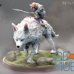 3D model Princess Mononoke – 3D Print