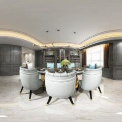 3D model American Style Interior 021