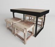 3D model Table for beer pub