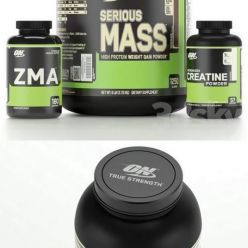 3D model Cratine & serious mass & zma supplement bottle
