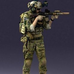 3D model Soldier 0722 3D Scan