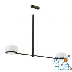 3D model Coco Double Suspended Light by Leds C4