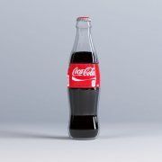 3D model Glass bottle «Coca-cola»