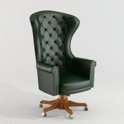 3D model Cabinet leather armchair