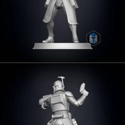 3D model Captain Rex Figurine - Guardian – 3D Print
