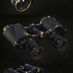 3D model WW2 Soviet Binoculars PBR