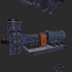 3D model Industrial Pump