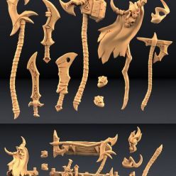 3D model Weapons for Abyss Demons