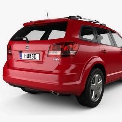 3D model Dodge Journey RT 2009 car