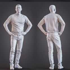 3D model Michael Scan Man
