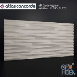 3D model 3D Blade Gypsum panel