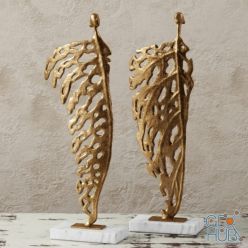 3D model Sculpture Leaf