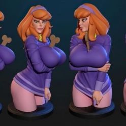3D model Cartoon lady – 3D Print