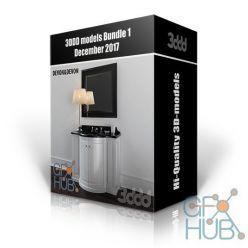 3D model 3DDD/3Dsky models – Bundle 1 December 2017