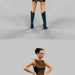 3D model Boss Girl