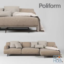 3D model Sofa 2 Poliform