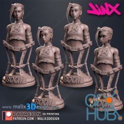 3D model Jinx busts – 3D Print